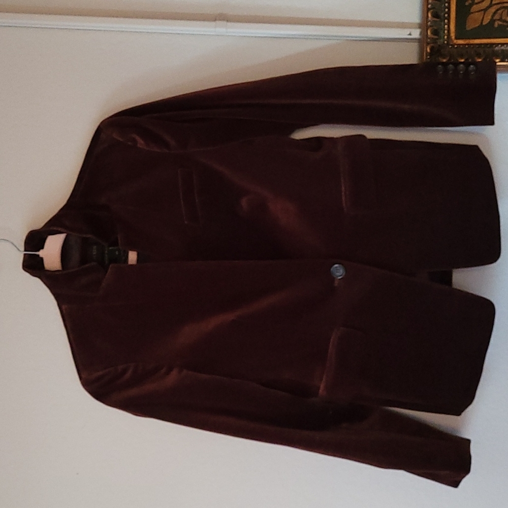 Tailored regent velvet blazer